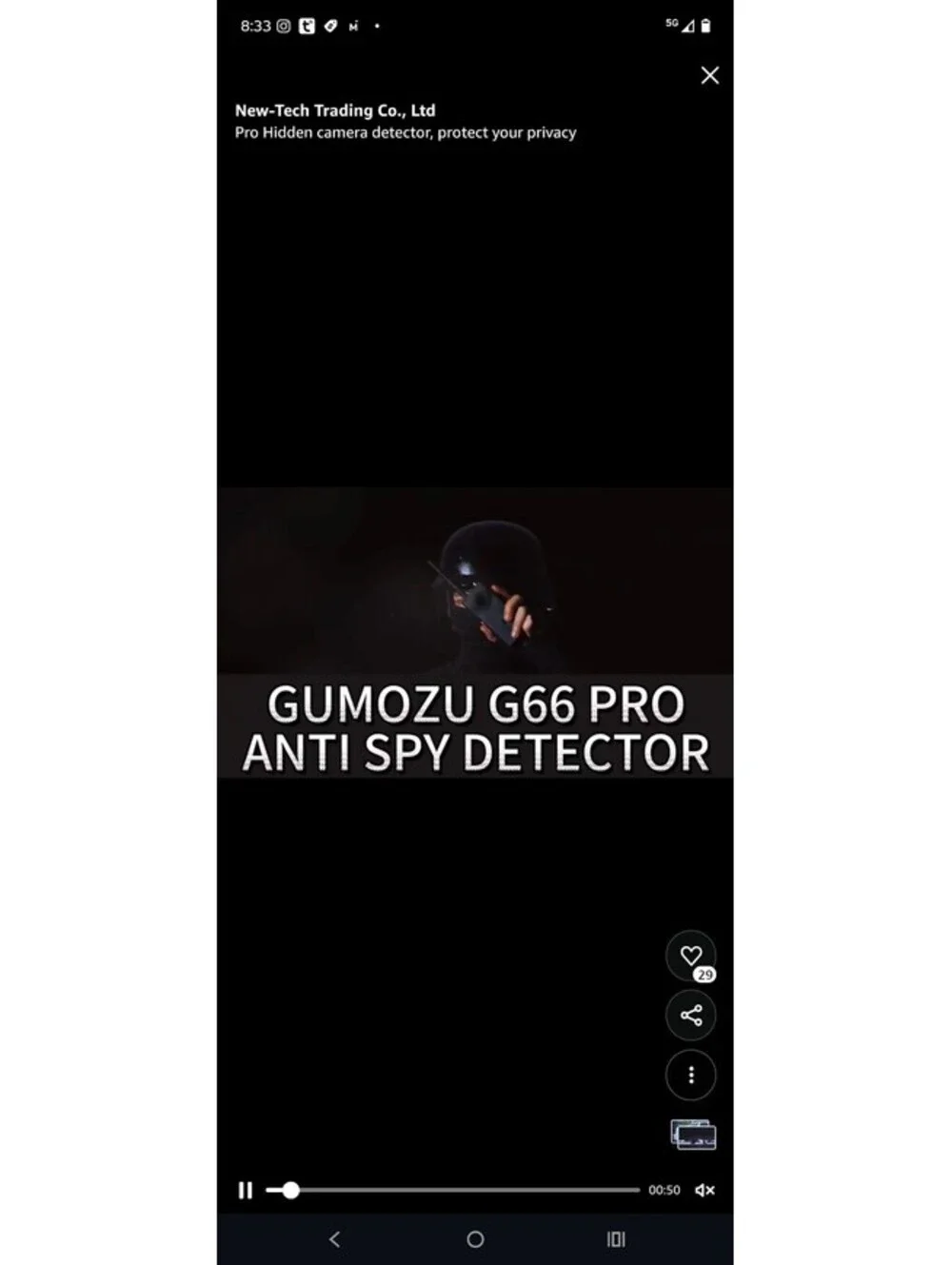 Hiden camera detector